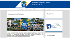 Desktop Screenshot of mtv-walle.de